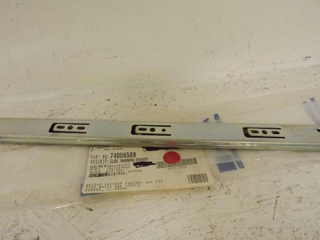 MAYTAG WHIRLPOOL STOVE 74006588 WARMING DRAWER GLIDE NEW MAYTAG WHIRLPOOL STOVE 74006588 WARMING DRAWER GLIDE NEW